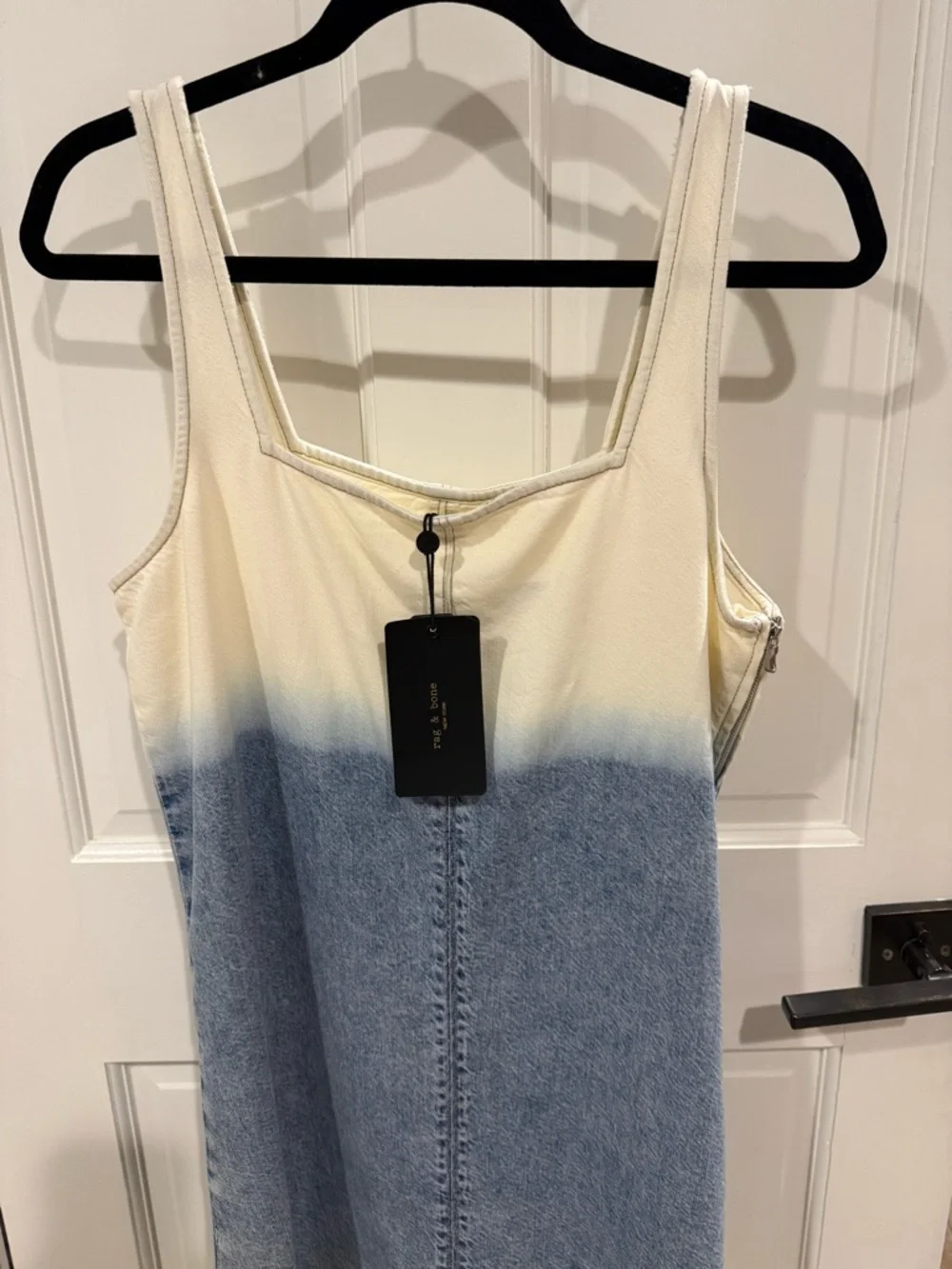 NWOT $338 Rag & Bone Two Tone Denim Dress - size M! - Picture 4 of 7